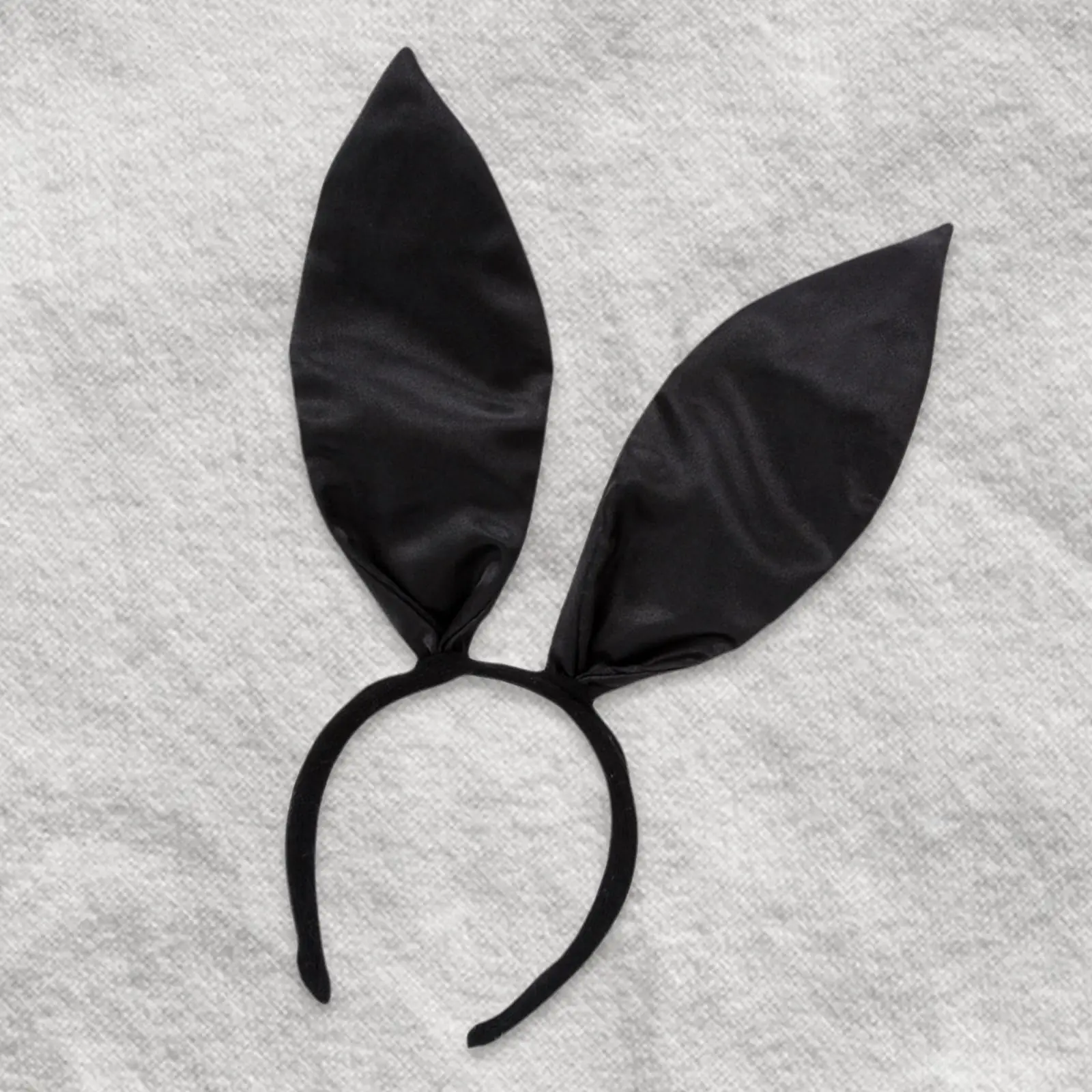 Black Bunny Ears Headband Large Ears Headband Hair Band for Masquerade