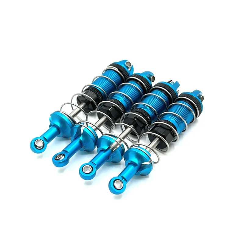 4pcs RC Car Metal Oil Shock Absorber Damper for SCY 16101 16102 16103 16207 16208 16209 1/16 RC Car Upgrade Parts Accessories