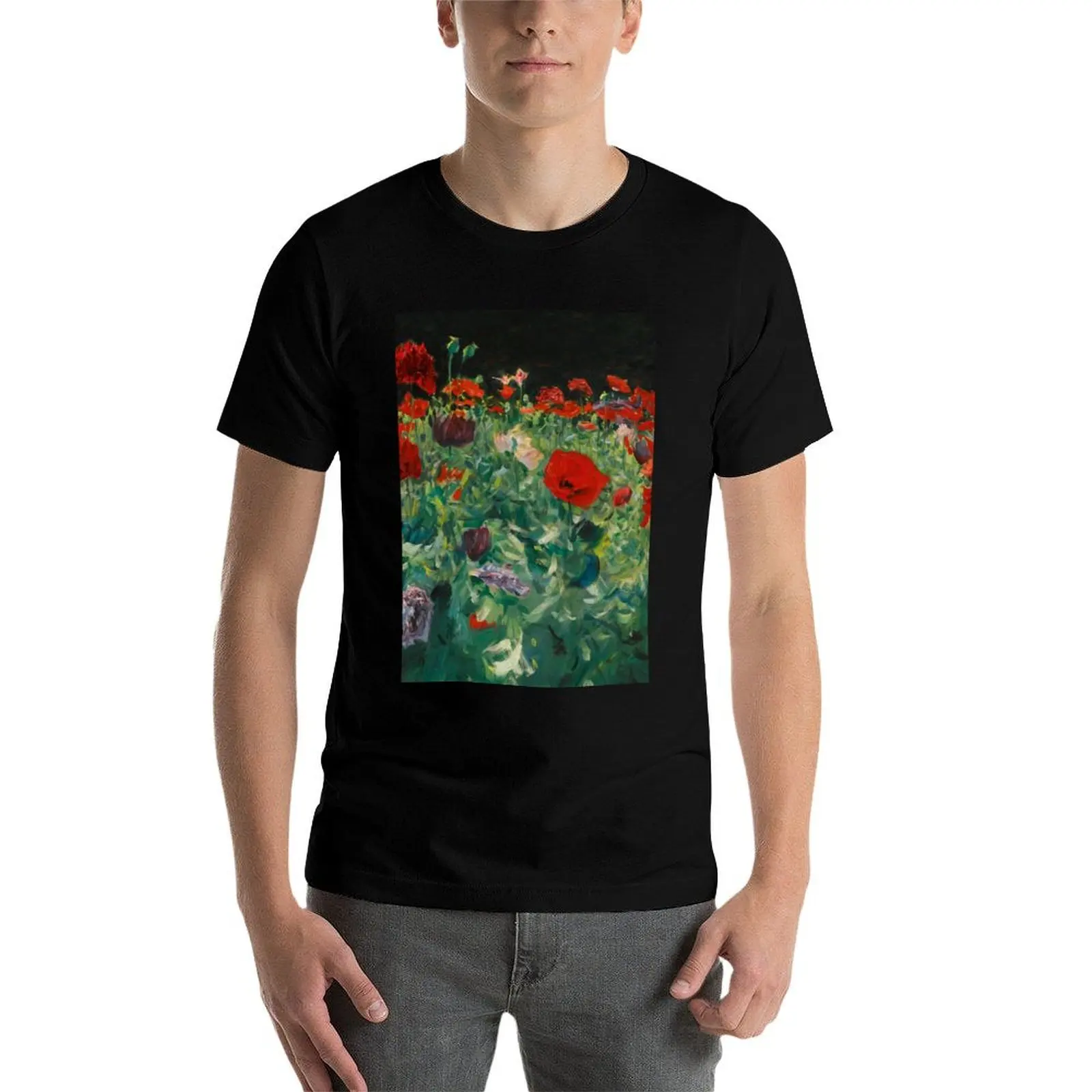 

Funny Gift For John Singer Sargent Poppies Gifts For Fan T-Shirt anime tshirt funny t shirts dark humor T-Shirt