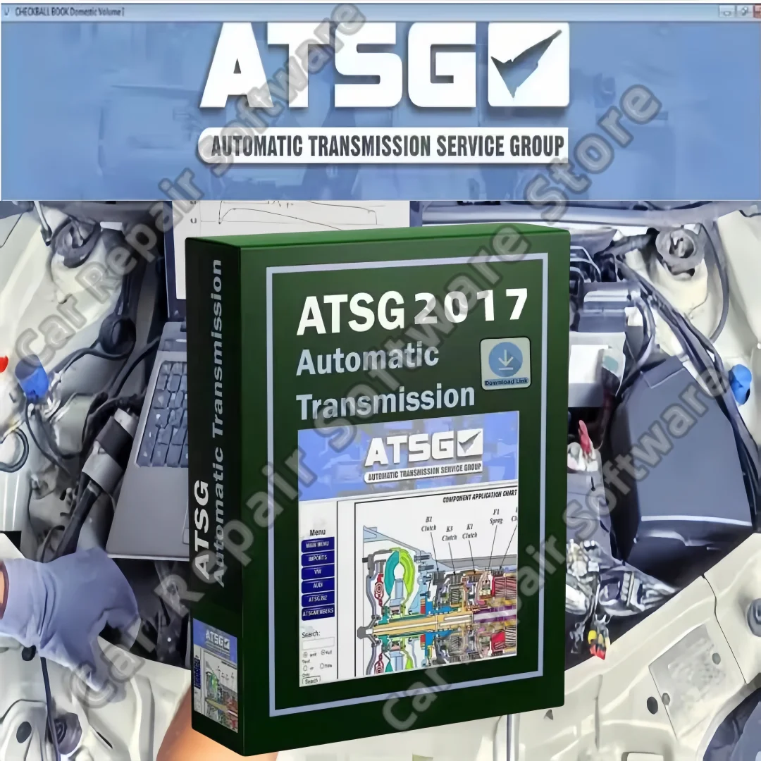 

ATSG 2017, группа обслуживания автоматической коробки передач, информация о ремонте, программное обеспечение для ремонта автомобилей, обнаружение неисправностей блока + установка видео