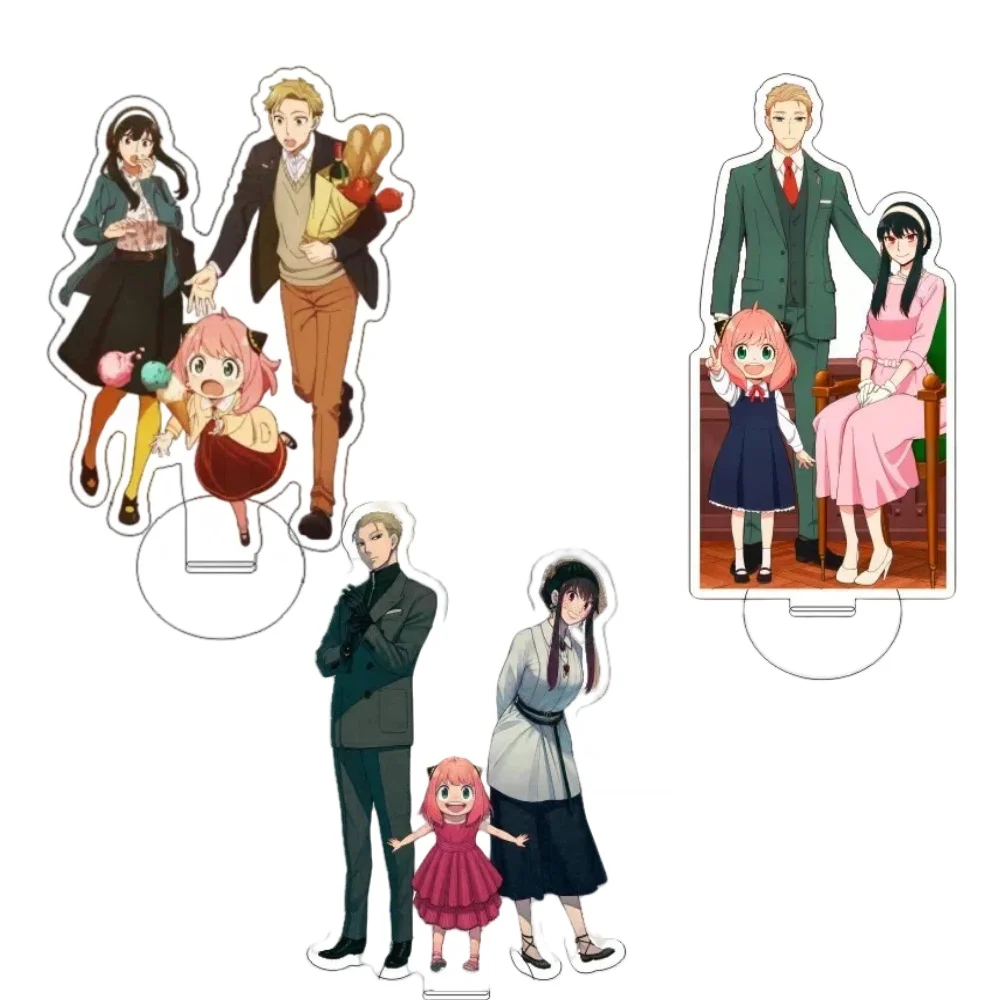 

HOT Anime SPY×FAMILY Figure Anya Forger Yor Forger Vertical Action Figure Creative Desktop Ornament Fans Gift Acrylic Stand