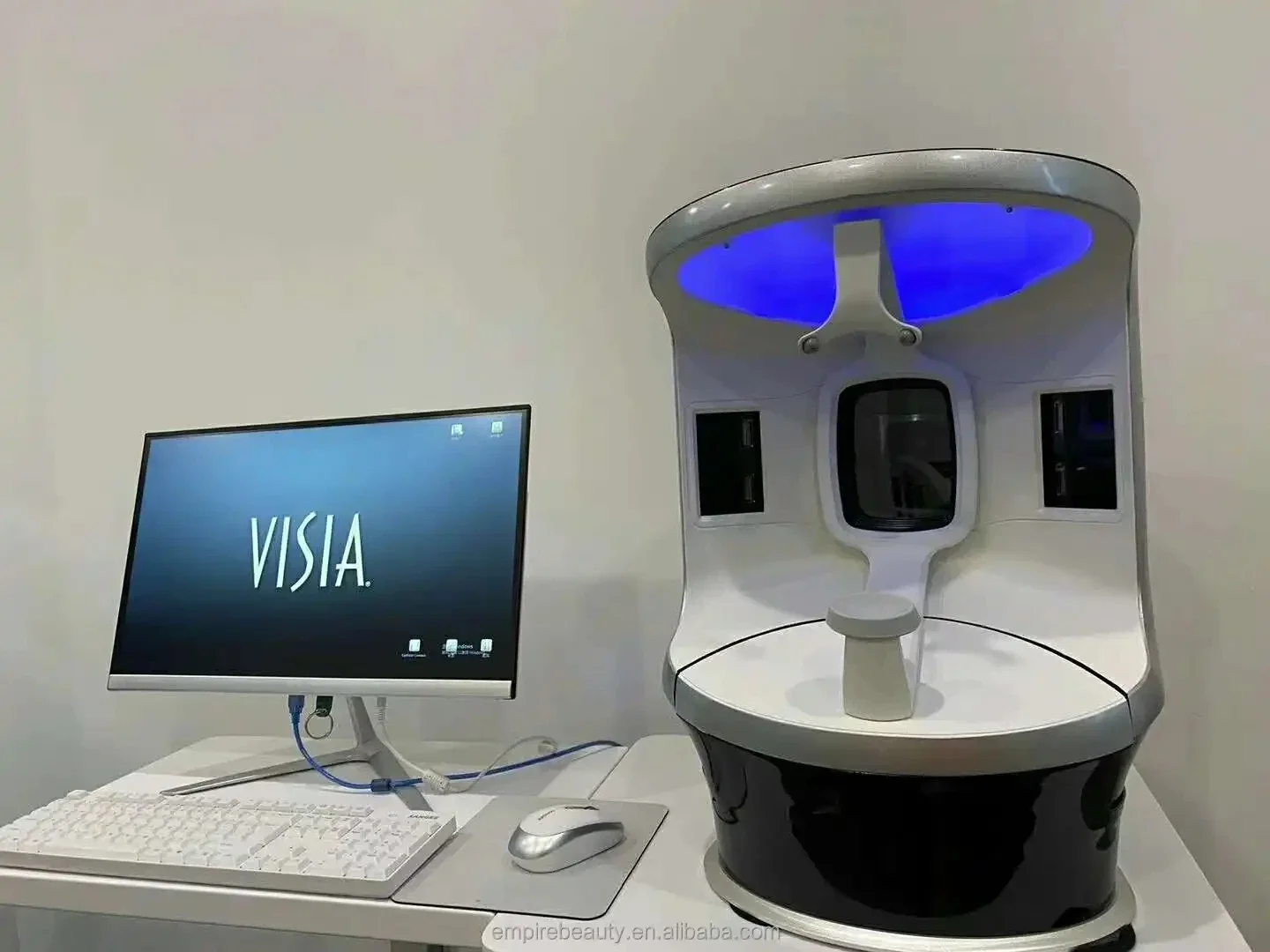 Visia 7 Analizzatore di pelle AI Rilevatore intelligente Specchio magico Macchina per analisi facciale digitale 3D con schermo Attrezzature per salone di bellezza