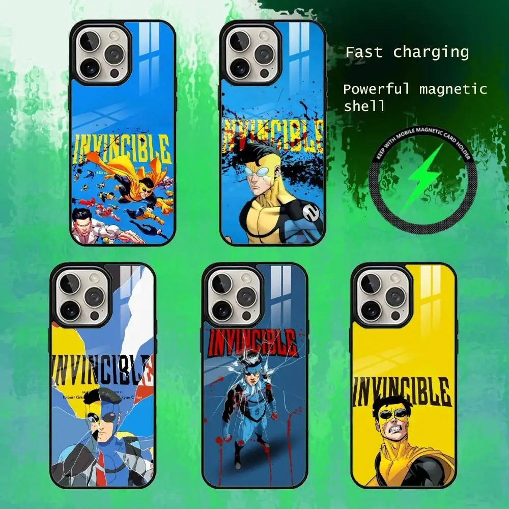 

Cool Anime I-Invincibl-e Phone Case For iPhone17,16,15,14,13 Plus,Pro Max Magnetic For Magsafe Wireless Charging