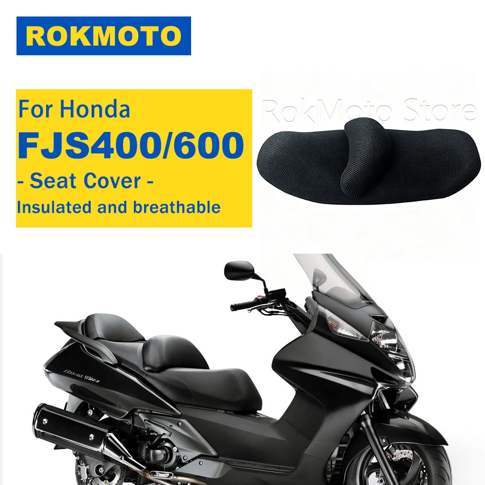 Image of Für Honda Silver Wing 400 600 FJS400 FJS600 GT400 GT600 Motorrad-Schutzkissen-Sitzbezug Atmungsaktiv Komfortabel