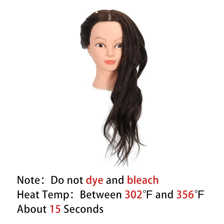 رأس عارضة أزياء 70 شعر بشري 28 رأس عارضة أزياء لممارسة التجميل مع رأس دمية مكياج للشعر لتدريب الصالون وتصفيف الشعر P