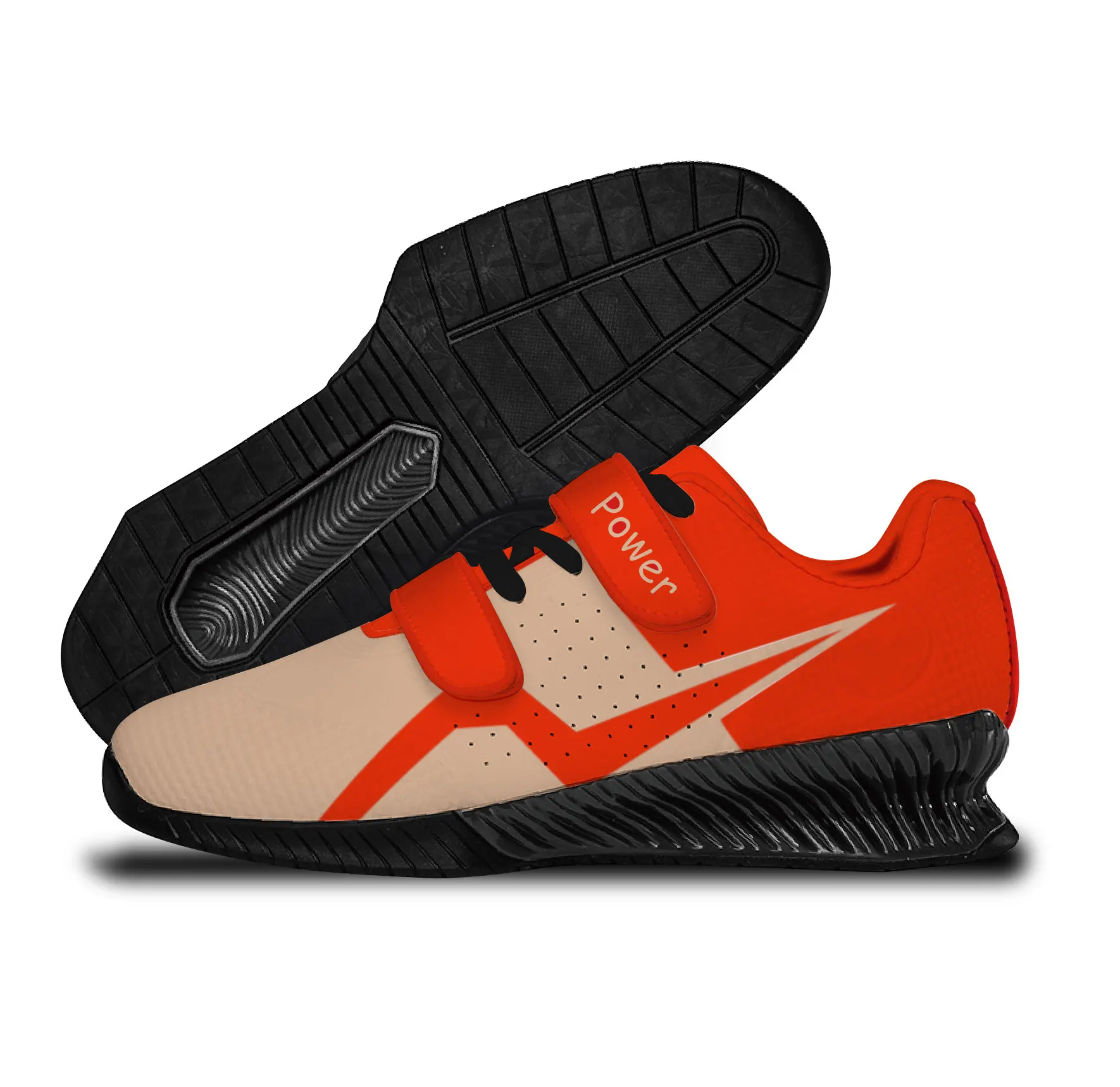 New Men's Weightlifting Shoes Indoor Training Weightlifting Shoes Comfortable Fitness Squat Hard Pulling Shoes Size 39-46