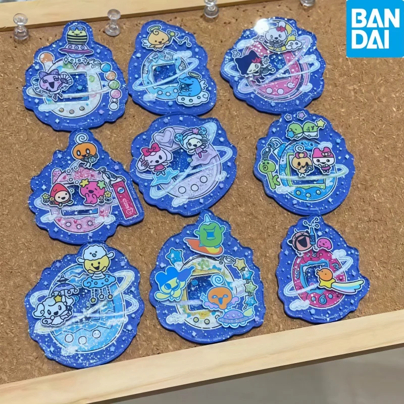 Bandai 30th Anniversary Celebration Tamagotchi Memetchi Character Magnet Refrigerator Sticker Bag Pendant Toy Blind Box Gift