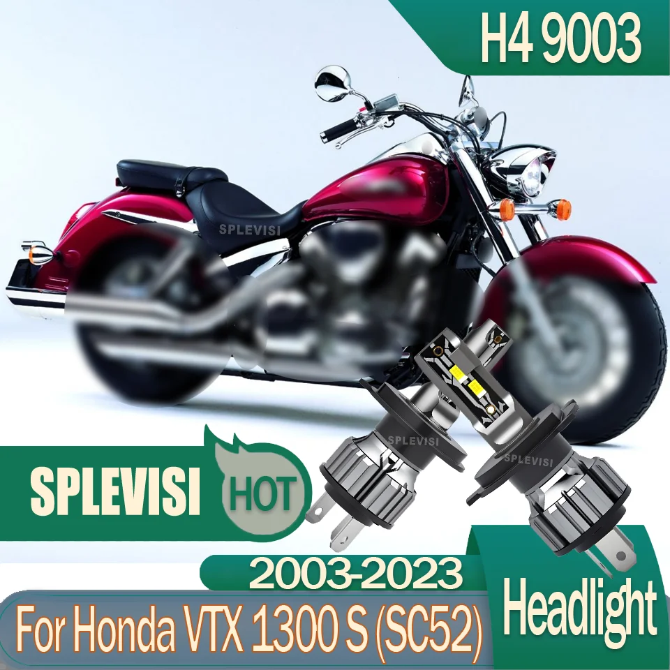 H4 led دراجة نارية المصباح 3 سنوات الضمان دائم لهوندا VTX 1300 S (SC52) 2003 2004 2005 2006 2007 2008 2009 2010-2023 #1