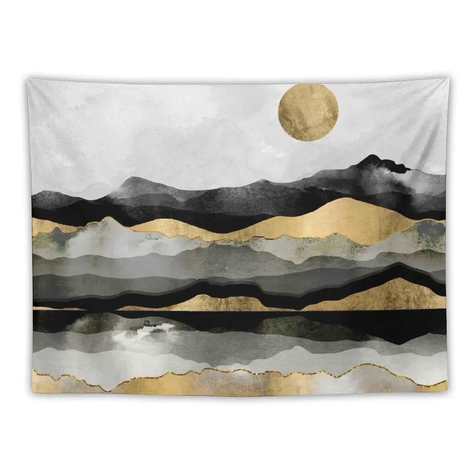 

Golden Spring Moon Tapestry Wallpapers Home Decor Art Mural Wall Hangings Decoration Tapestry