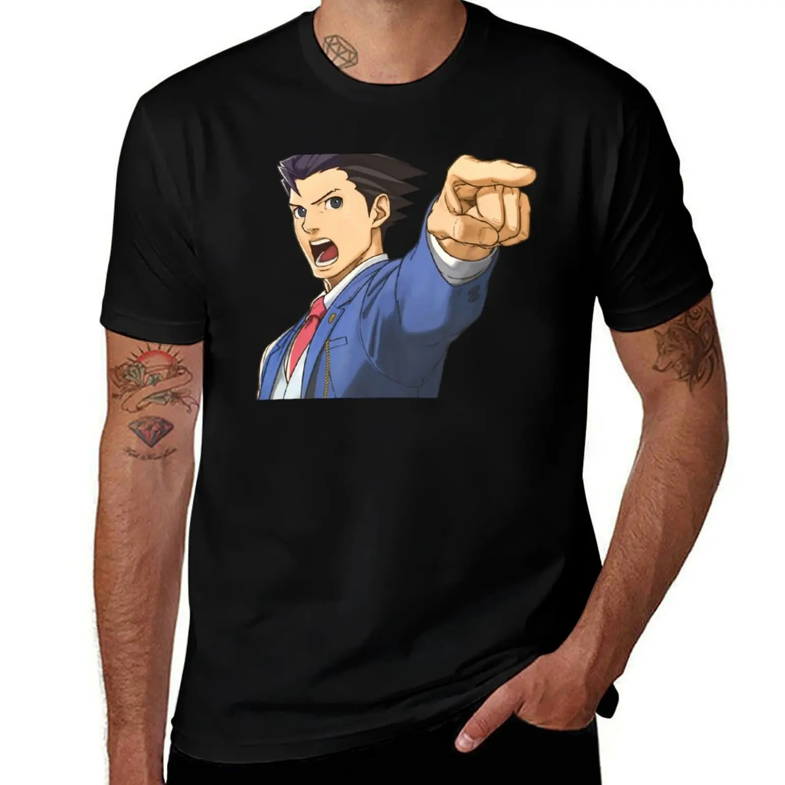 

Phoenix Wright - Ace Attorney T-Shirt t shirt custom print t shirt personalised T-Shirt