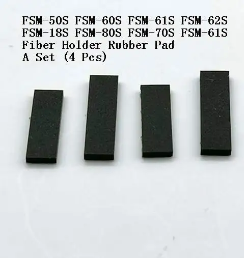 Rubber Pads For Fiber Fusion Splicer FSM-40S FSM-50S FSM-60S FSM-70S FSM-80S FSM-17S FSM-21S FSM-22S FSM-18S Fiber Holder Rubber