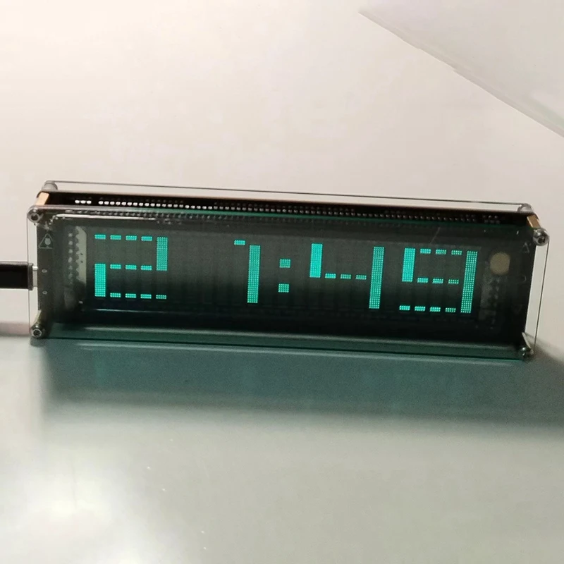 AK2515VFD Voice Controlled Music Spectrum Indicator Light, Electronic Digital Clock, Voice Controlled By Wire Easy To Use