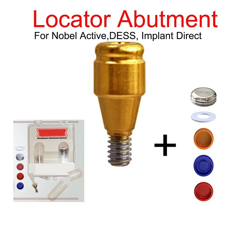 

Nobel active Locator abutment Overdenture Attachment Kit Dentium Implant accessories