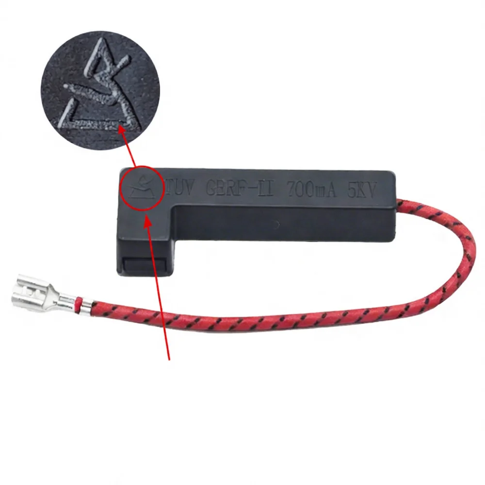 Universal Microwave Oven High Voltage Fuse 5KV 0.85A Integrated Holder Tube Safety Repair Component Electrical Maintenance Part