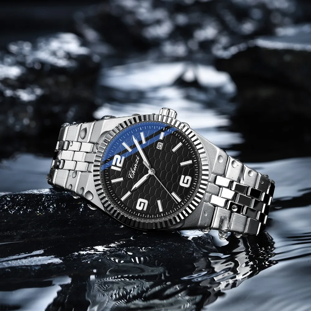 CHENXI 8280New Luxury Steel Strap Mens Watch Fashion Business Waterproof Calendar Watches for Men Relogio Masculino Reloj Hombre