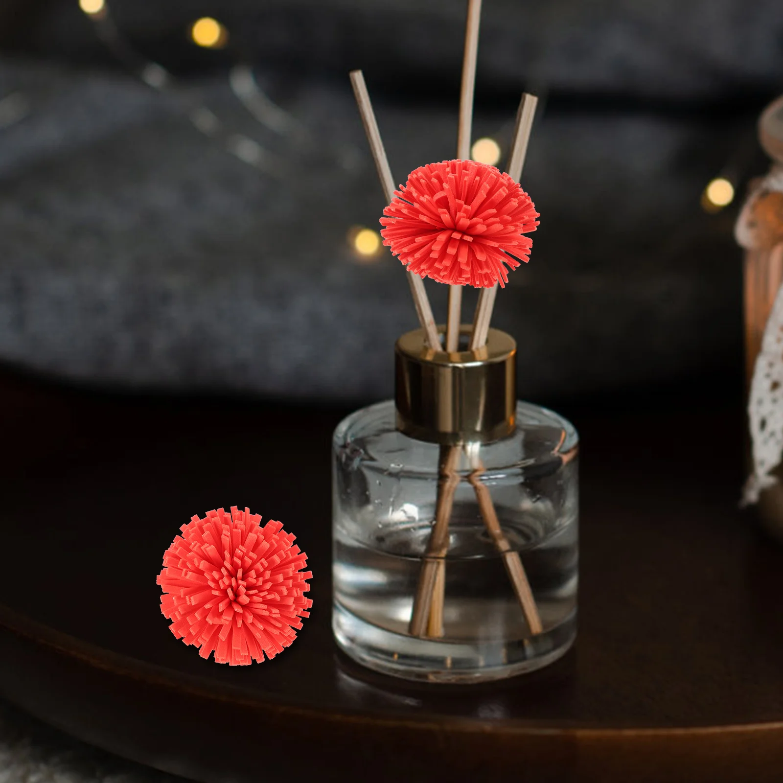

100 Pcs Flower Oil Diffuser Creative Cement Passive Aroma PE Essential Diffusers for Bathroom