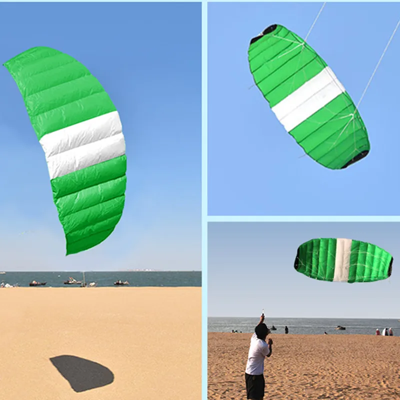 Freies verschiffen 210cm dual line sport power kite fliegen für neue anfänger fallschirm regenbogen pipas voadoras coloridas aufblasbare spielzeug