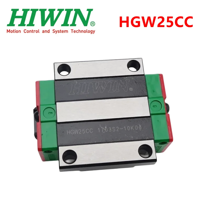 

Original Hiwin HGW25CA HGW25CC linear flanged block carriage bearings slider for CNC rail