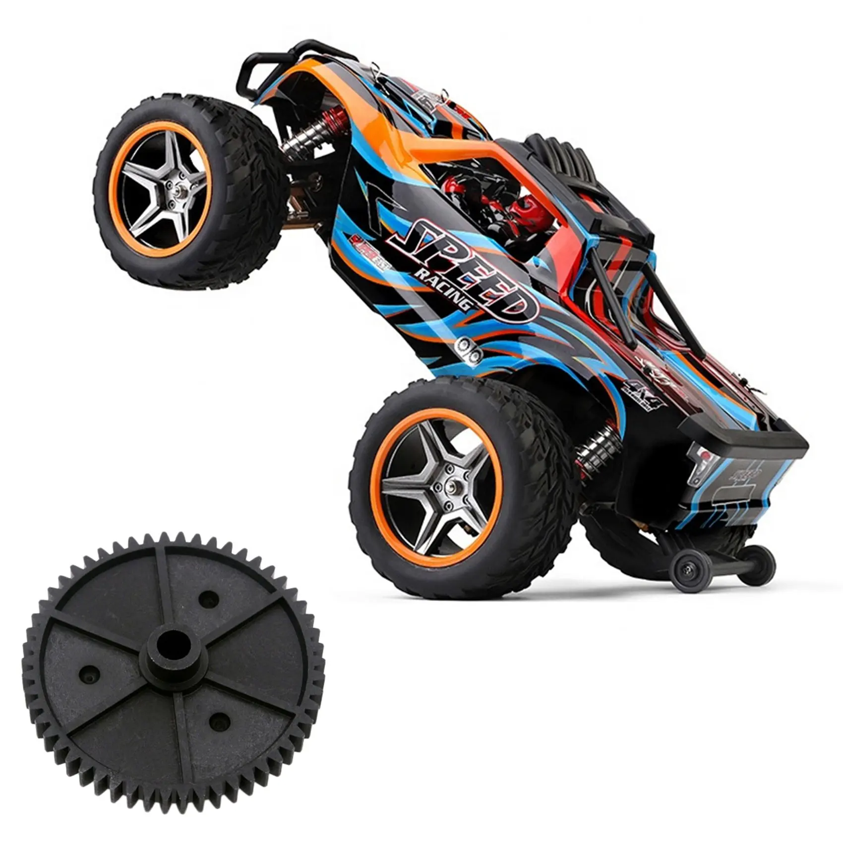 RC Car Deceleration Large Gear Assembly for WLtoys 12401-0297 104009 12402-A 12409 RC Car Accessories