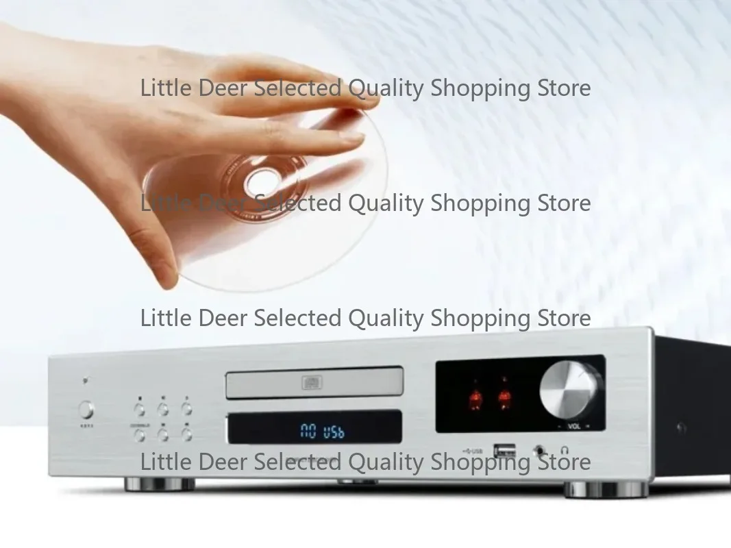 

Bluetooth 5.2 Tube CD Player Built-in Dual 6*1N Tube USB Lossless Playback Professional Grade HIFI CD Player OPA2604 Op-Amp Chip