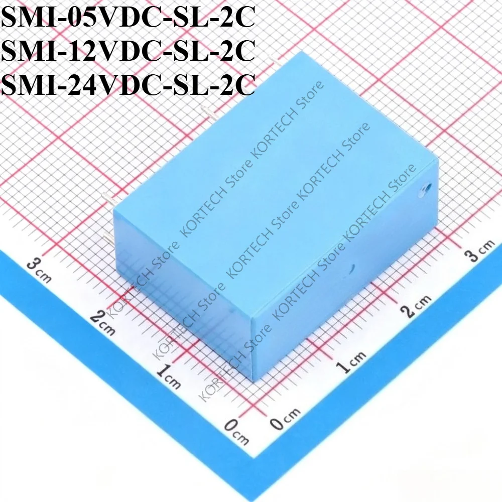 5PCS Original SMI-05VDC-SL-2C SMI-12VDC-SL-2C SMI-24VDC-SL-2C 5V 12V 24V 5A 250VAC/30VDC 8 pin two switch two close Power relays