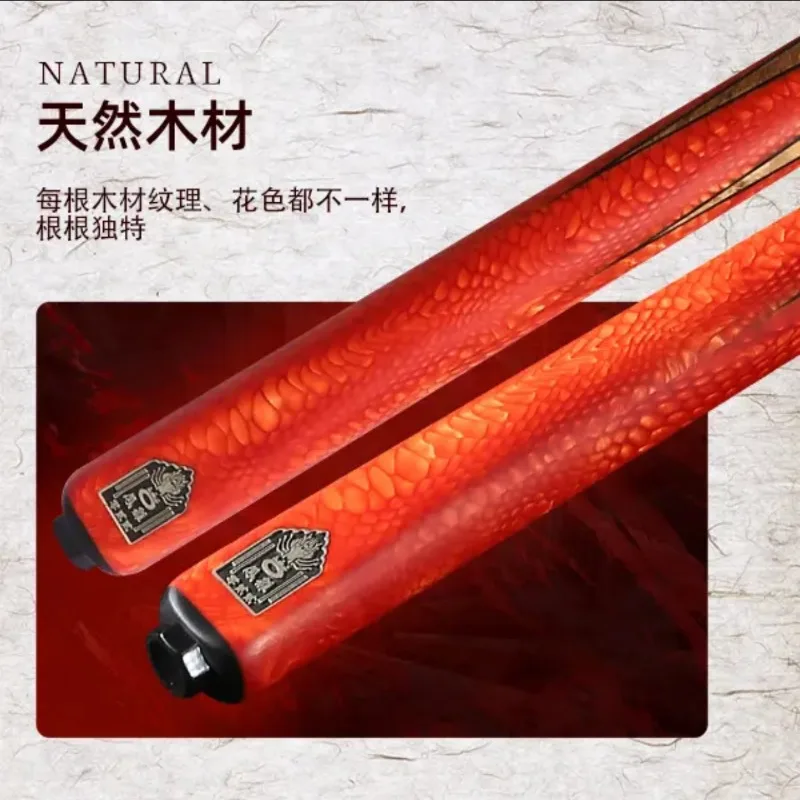 Three Kingdoms Phoenix Chick, lackfreier, handgefertigter Billardstick