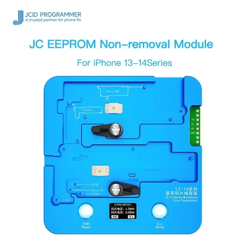 Imagem -02 - Jcid jc 13ni1 Programador de Chip Integrado Baseband Logic Intel Qualcomm Eeprom Pro1000s Iphone 68 8p x xs 11 12 13 14 15 Max Pro