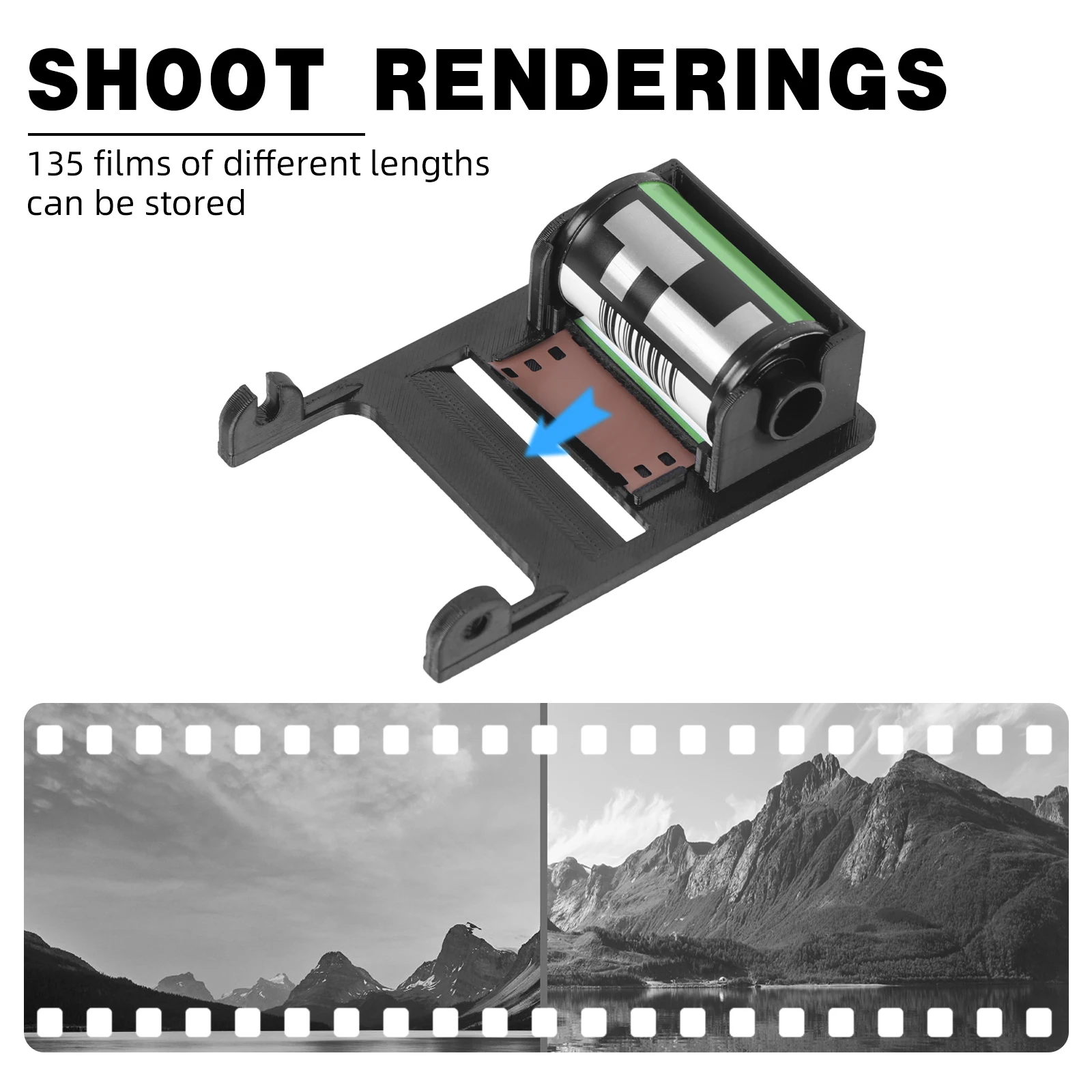 Hand-spooled 135 35mm Film to 127 Backing Paper Film Spool Reload Dispenser Converter Tool Darkroom Photographer Accessories