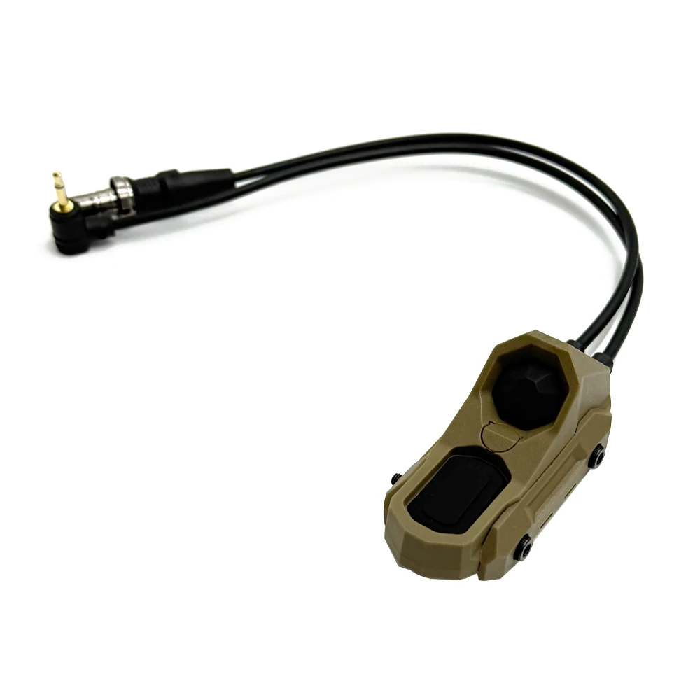 كشاف الصيد، مصباح يدوي تكتيكي زر ليزر PEQ، مفتاح ضغط مزدوج الوظيفة من AXON عن بعد بسلكين SF/2.5/قابس رافعة