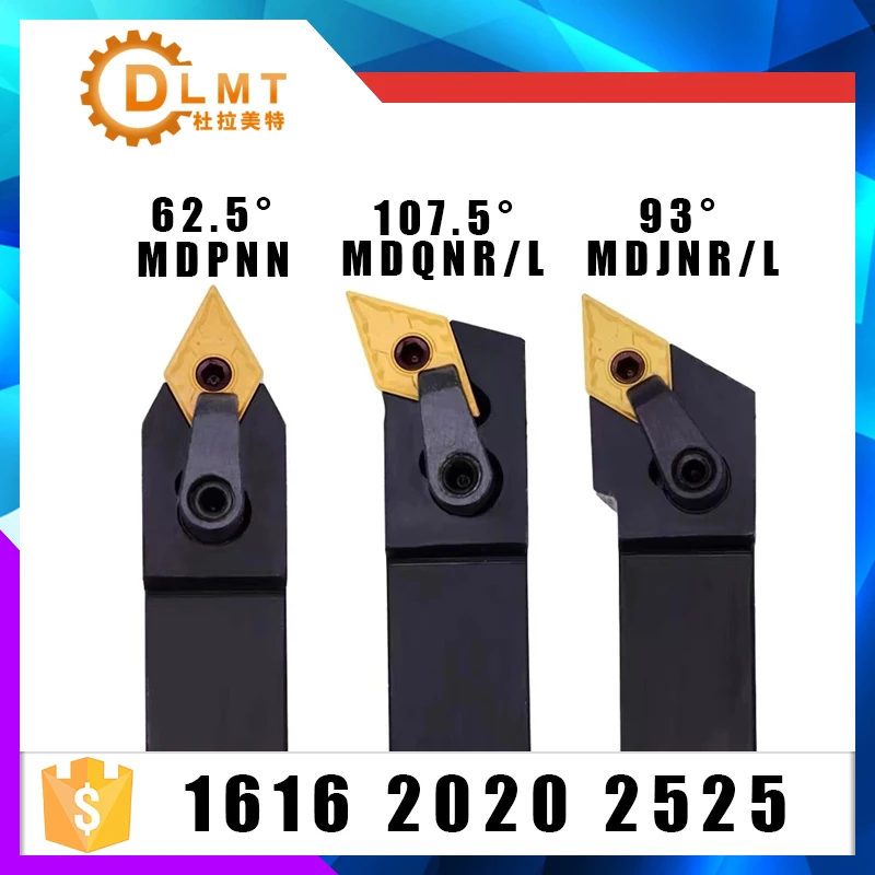 MDPNN MDJNR/L MDQNR/L 1616H11 2020K11 2525M15 External Turning Tool Holder For DNMG110404 DNMG150408 Used on CNC Lathe Machine