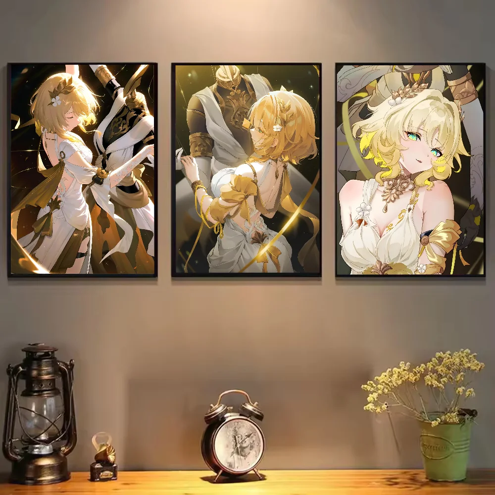 1 قطعة هونكاي ستار السكك الحديدية ويكي Aglaea لعبة المشارك ذاتية اللصق الفن ورق مقاوم للماء ملصق مقهى بار غرفة جدار ديكور