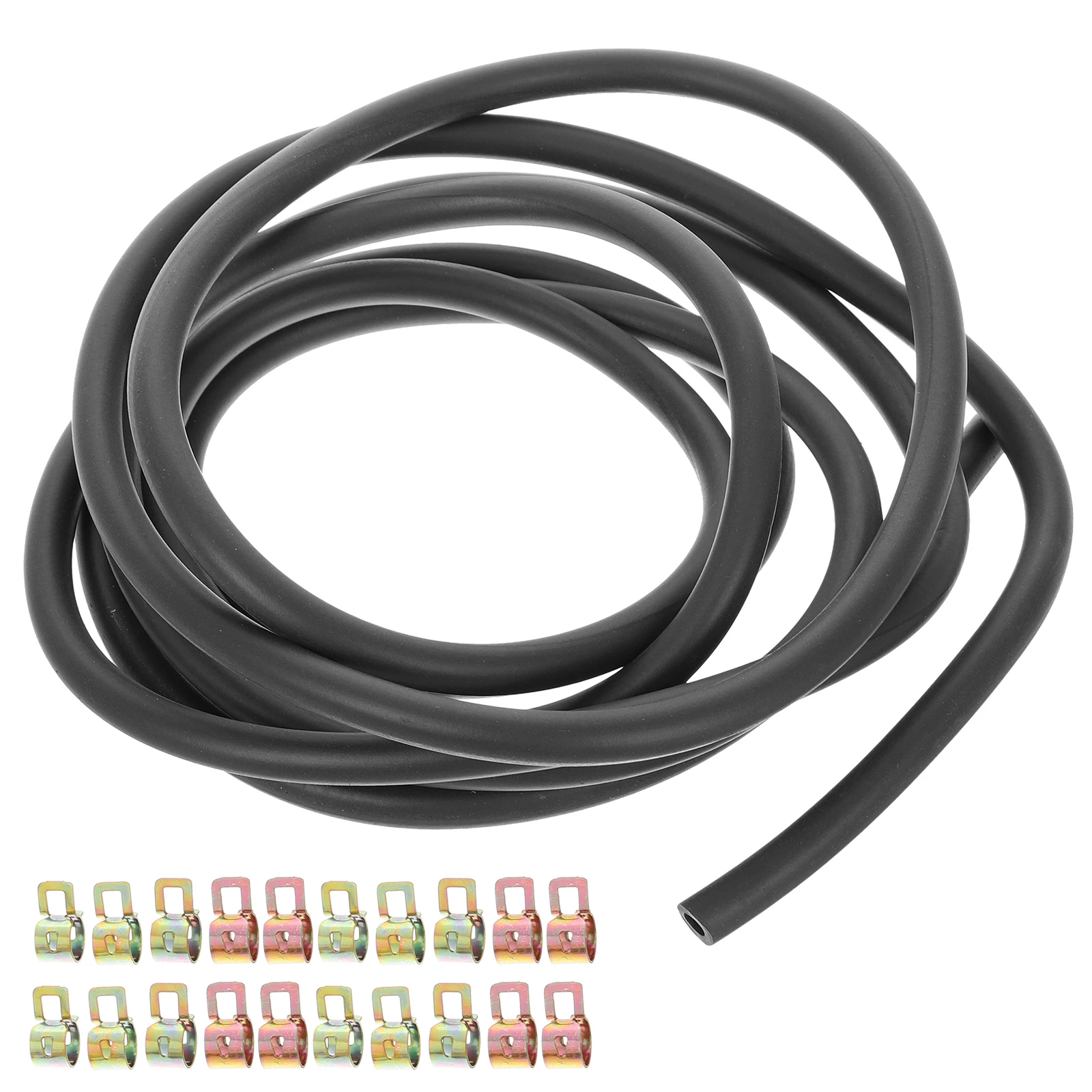 

20pcs Hose Kit Leakproof Oil Tube Set For Motorcycle Scooter Dirt Bike Gas Engine With Clamps Flexible Shut Off Valve