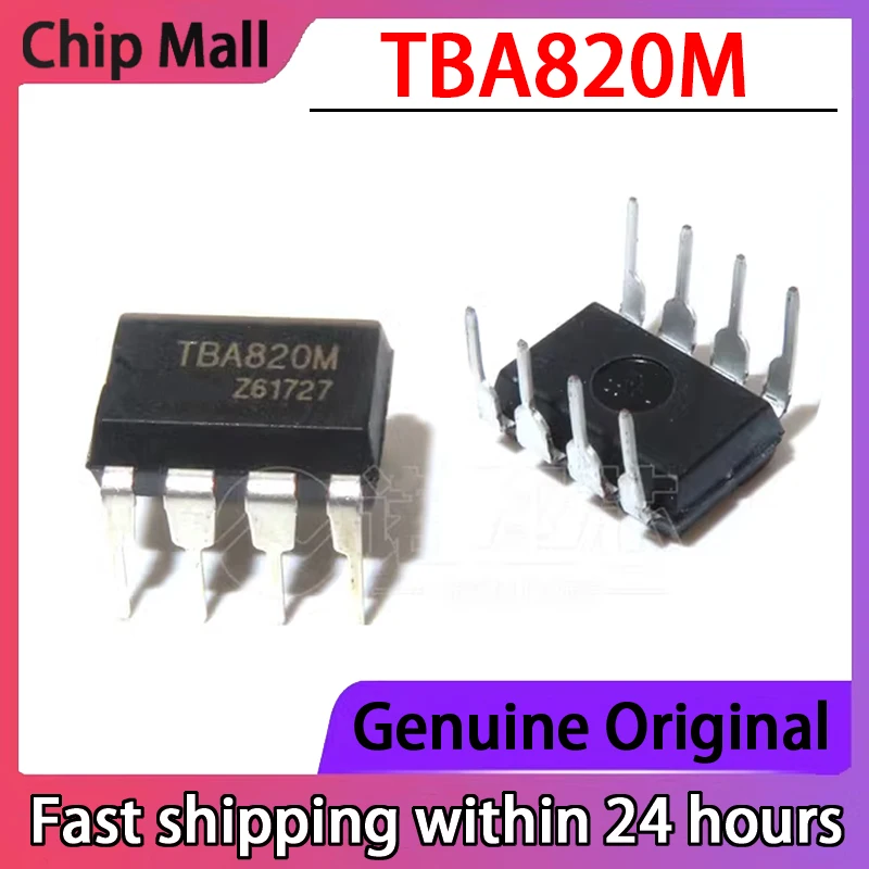 

1PCS New TBA820M TBA820 Inline DIP-8 Audio Power Amplifier Circuit IC