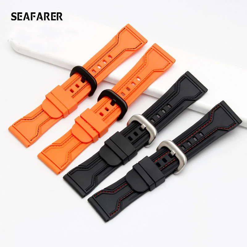 WatchBands for Seven Friday Rubber Watch Strap Waterproof Watch Band Sevenfriday Wristband Bracelet P3C/02/SF-M3/04/P1B/01