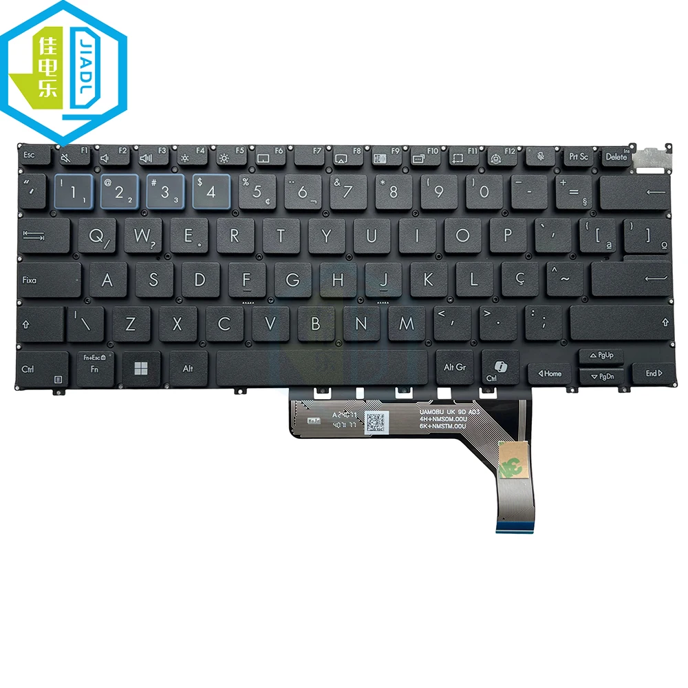 BR LA SP Keyboard Backlight For ASUS ExpertBook B5 B5404 B5404CMA B5404CVF B5404CVA ExpertBook B5 AI version 1234 with blue edge