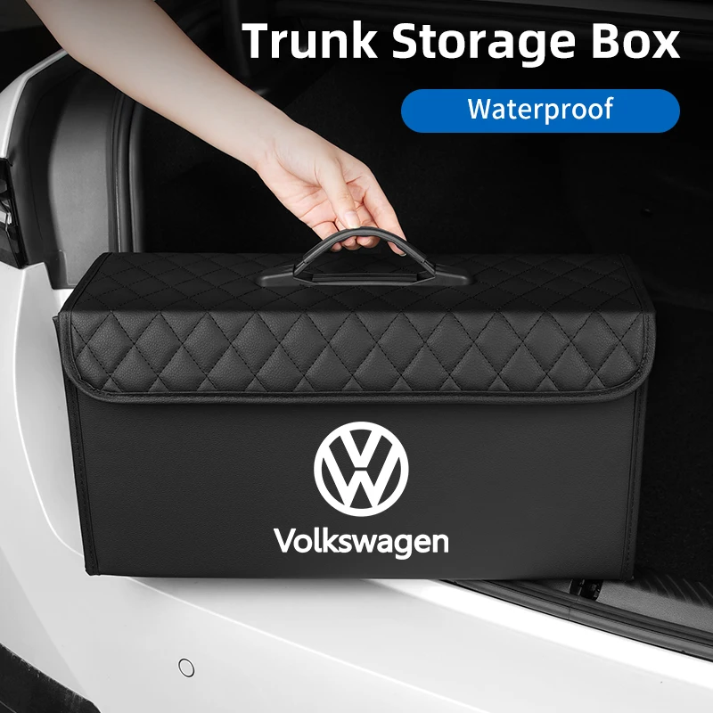 Car Trunk Storage Box Organizer Stowing Tidying Container Bag For Volkswagen VW Scirocco Beetle Golf Passat Polo Tiguan Touran