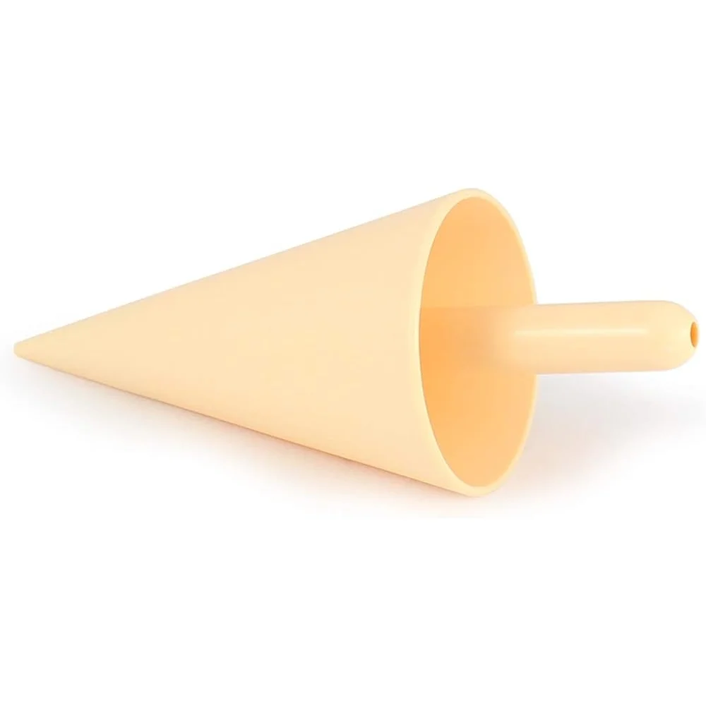 صانع الآيس كريم المخروطية، لوحات الوافل المخروطية السريعة غير اللاصقة، التعافي الفوري للحرارة، تتضمن وصفات على شكل لفة مخروطية #4