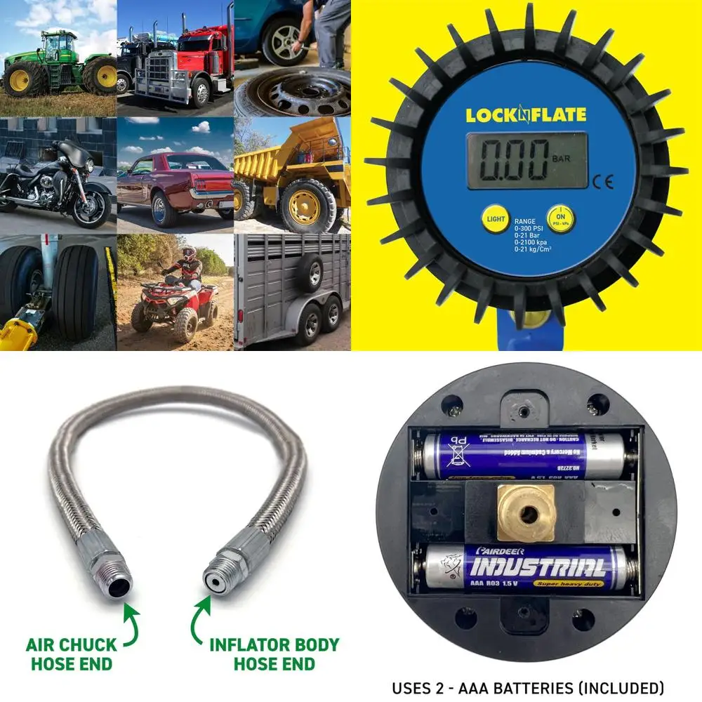 

Tire Inflator/Deflator with Digital Gauge