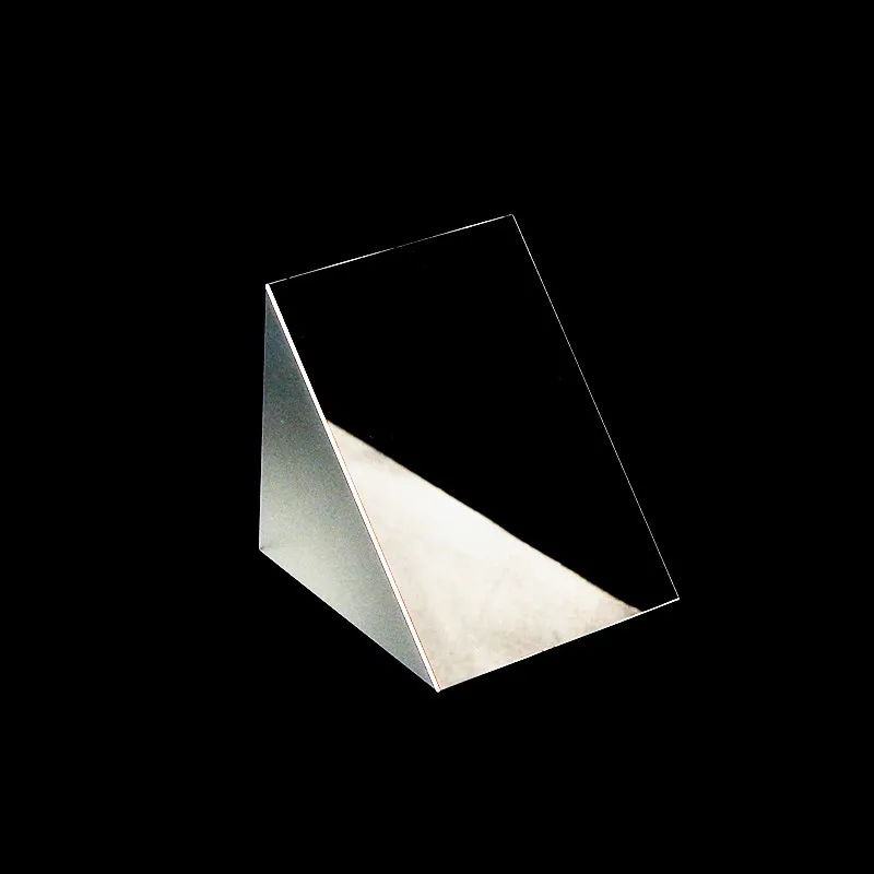 Right Angle Prism Optical H-K9L Glas  Prisms 20x20x20mm External Reaction Prisms Aluminized Mirror Reflective Surface Experiment