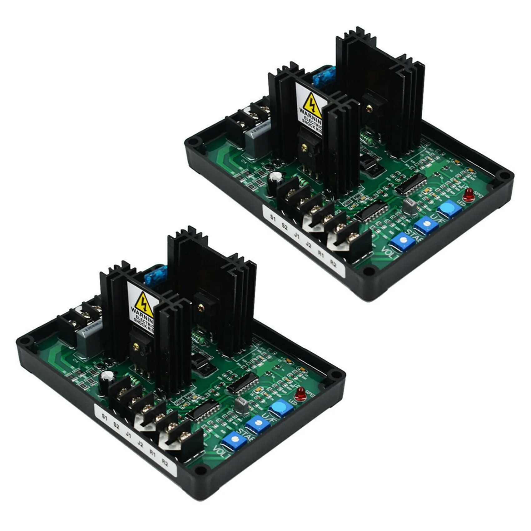 Clear 2X Automatic Voltage Regulator Fit For Parbeau Generator AVR GAVR-20A