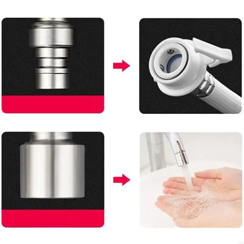 مراقبة مزدوجة صنبور حديقة الري التحكم في مياه الغسالة المرحاض دش الصمامات صمامات الحمام N58D