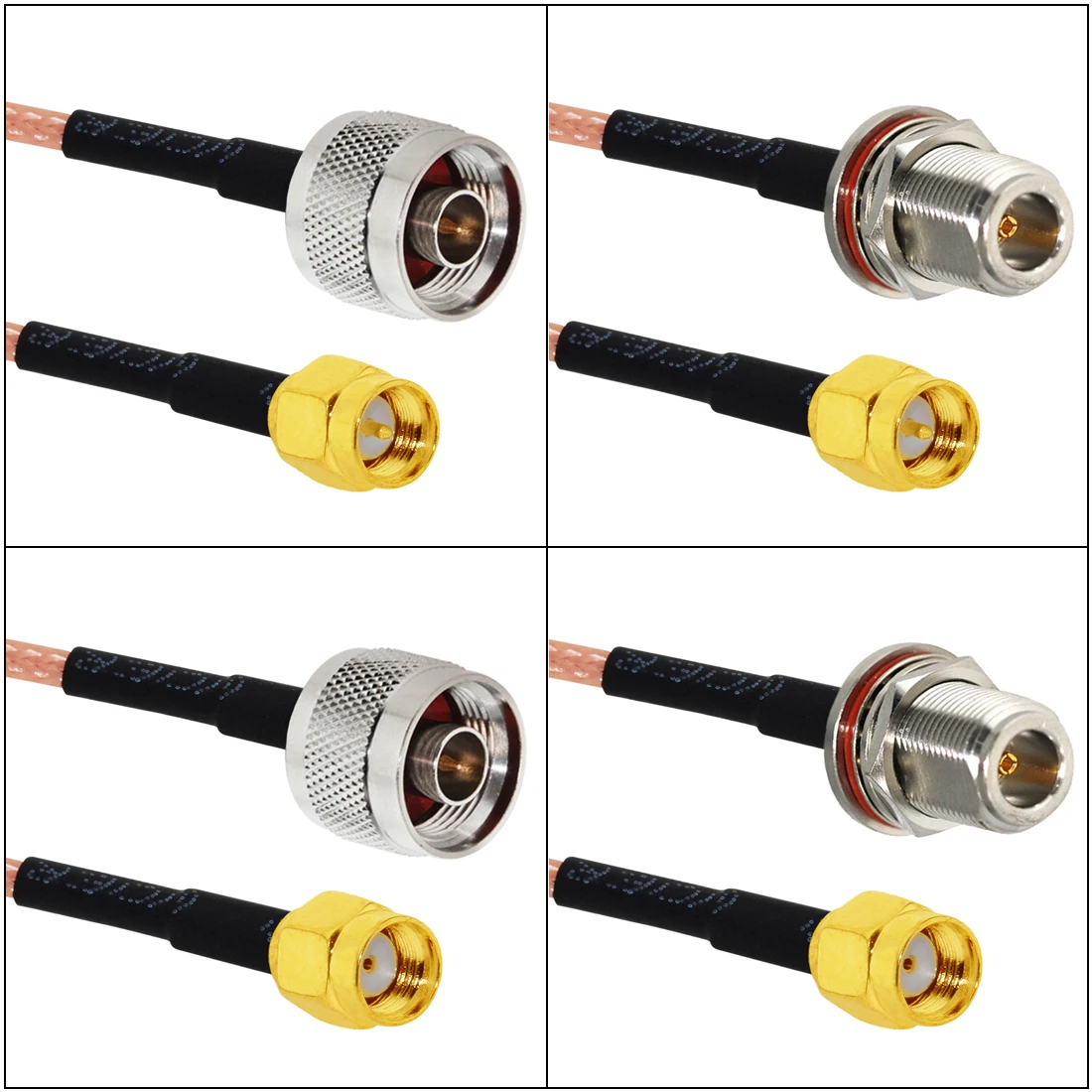 Wireless Antenna Extension Cable SMA Male Female RP To N Plug Jack With Nu Pigtail Adapter RG316 15cm NEW Wholesale