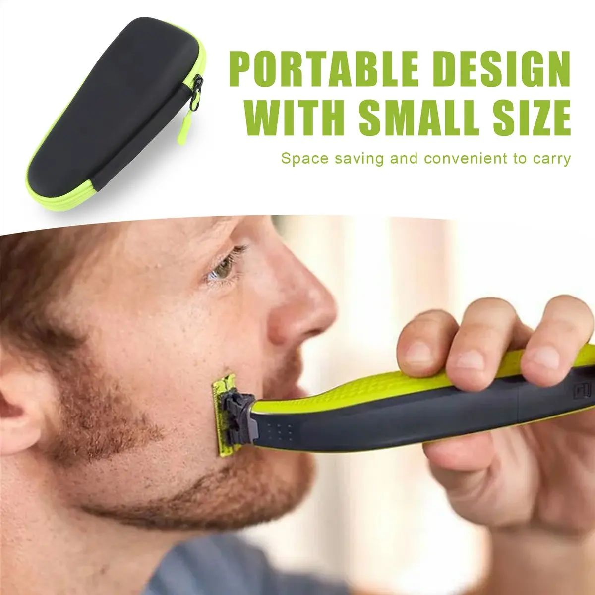 @@HUND-For QP2530/2520 Shaver Storage Bag Hard Box Portable Travel Carry Case Cover for Single Blade Shaver