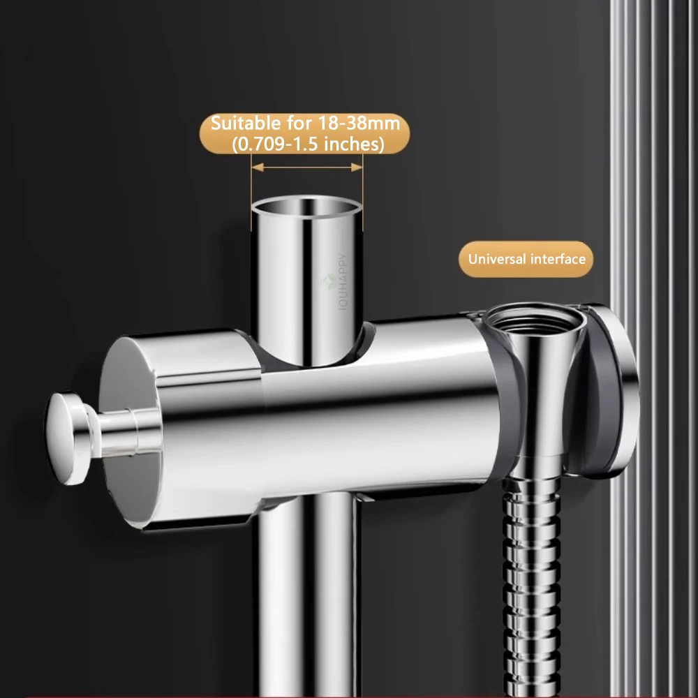 Thickened Shower Brackets 360° Rotation Adjustable Shower Head Holder New Upgraded Sprayer Fixed Base Bathroom Accessories