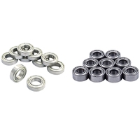 10Pcs 6800Z 10 X 19 X 5Mm Single Row Shielded Deep Groove Ball Bearing & 10X 684ZZ Bearing 4X9X4 Mm ABEC-5 Miniature