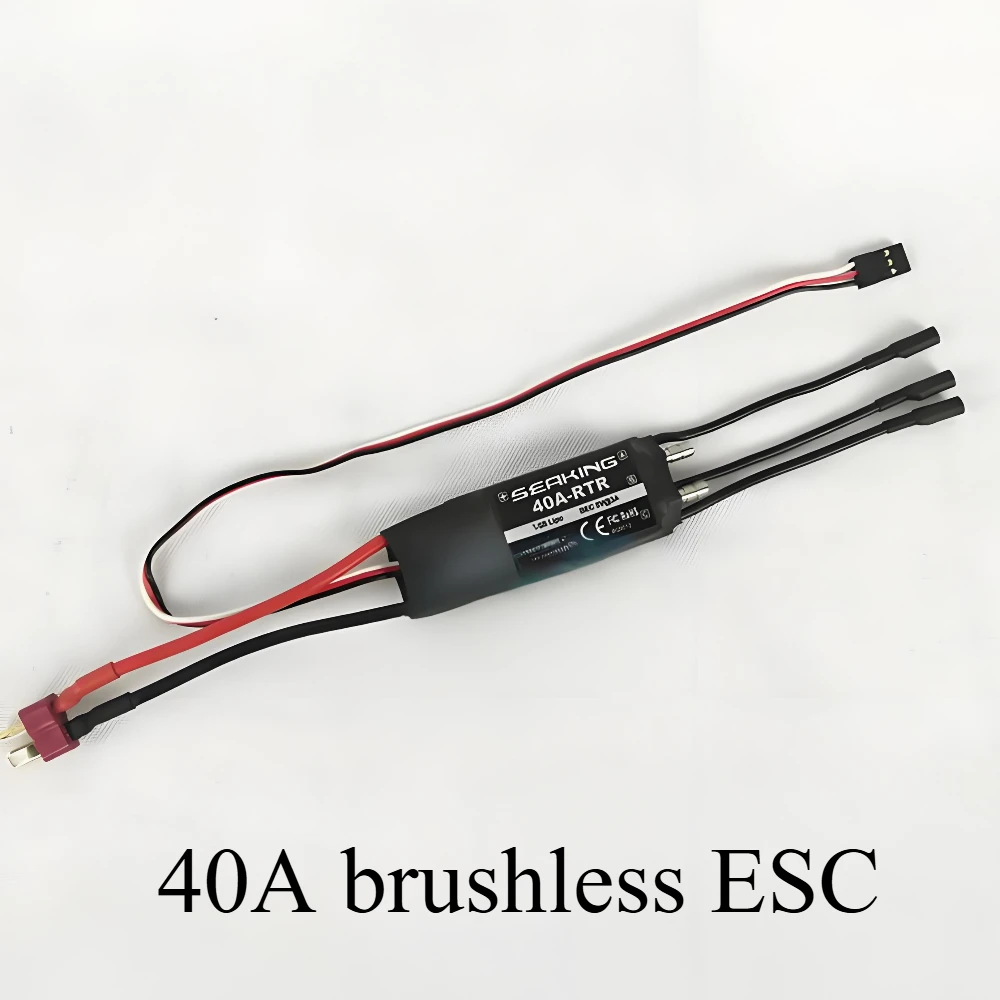

Marine 40A Brushless ESC Racing Boat Power Upgrade Component with Good Heat Dissipation Ship Model electronic speed controller