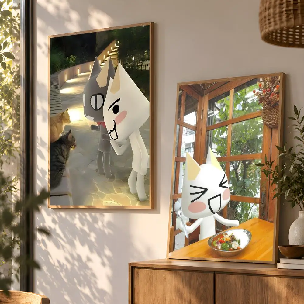 Cartoon I-Inoue Toro Cute Poster Wall Art Home Decor Living Room Bedroom Office Dorm Apartment Gift