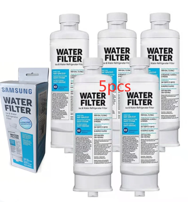 

Replace Samsung DA97-17376B, HAF-QIN / EXP refrigerator water filter, 5 pieces