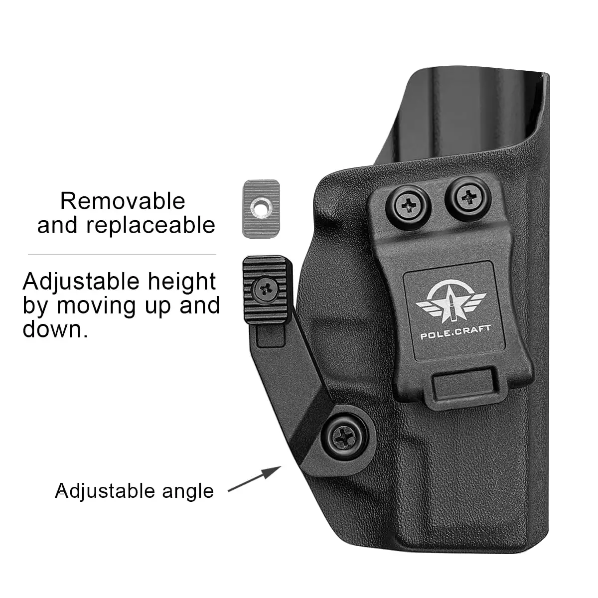 Taurus G3C Holster, Taurus G2C Holster IWB Kydex Holster Claw for Taurus G3C 9mm / G2C 9mm G2S / Millennium PT111 G2 / PT140 9mm