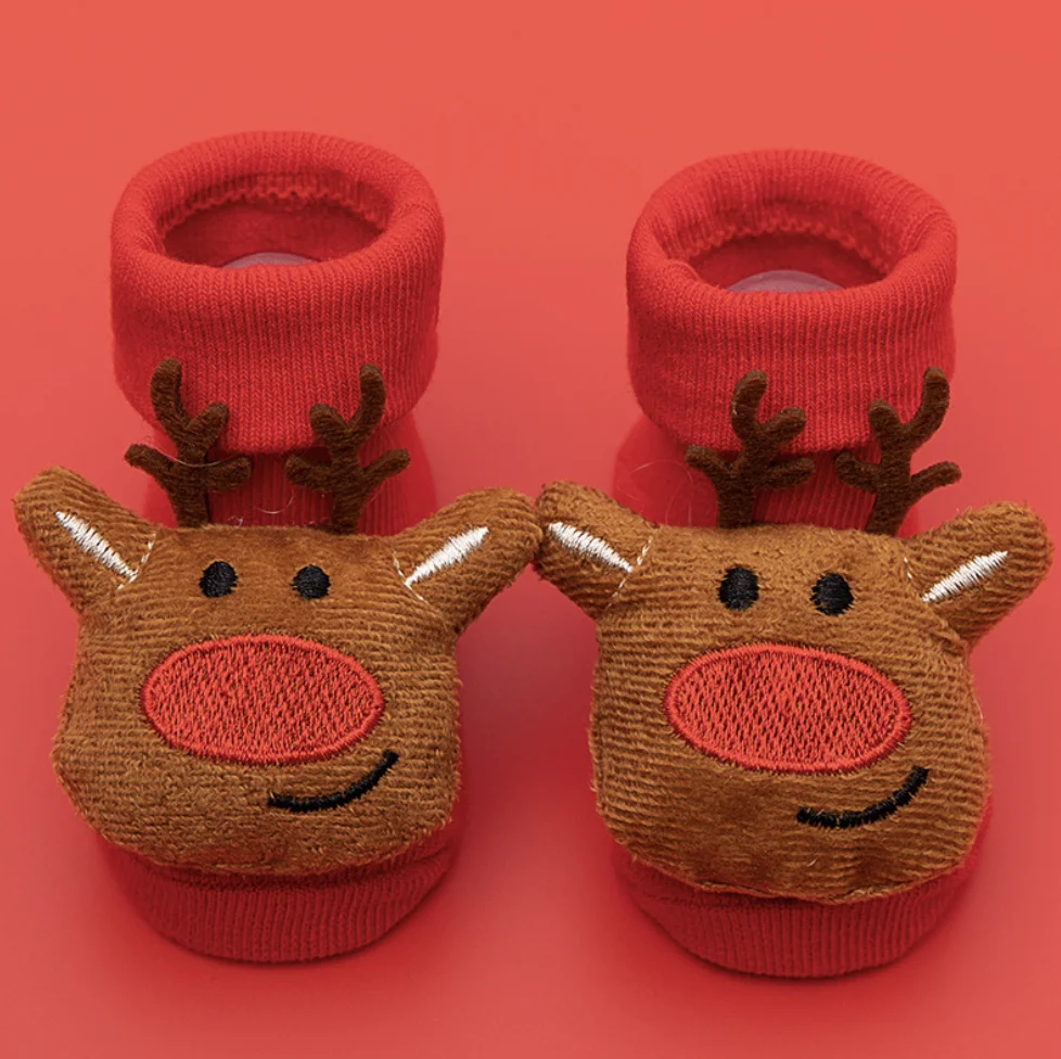 Baby Anti-Rutsch-Socken Kleidung Artikel für Neugeborene Kleinkind Jungen Mädchen Kinder Kleinkind Kinder rutsch feste rote Socken wärmer Frühling